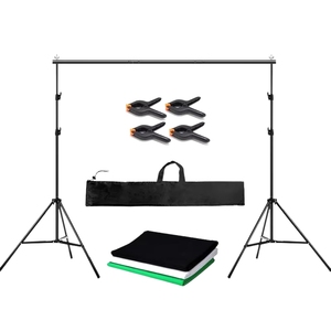 ชุดไฟสตูดิโอถ่ายภาพ วิดีโอ ไลฟ์สด พร้อมซอฟต์บ็อกซ์ ร่มสะท้อนแสง ฉากหลัง ขาตั้งกล้อง และอุปกรณ์เสริม - Product Image 5