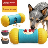 Pelota Interactiva de Goma Dispensadora de Golosinas, Juguete de Entrenamiento de Inteligencia para Perros, Estimulante Mental, Alivio del Aburrimiento, Juego en Interiores y Exteriores