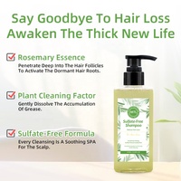 Shampooing au Romarin Sans Sulfate pour la Croissance Capillaire, Bloqueur Naturel de DHT pour Réduire la Chute de Cheveux, Renforcer les Follicules et Augmenter le Volume