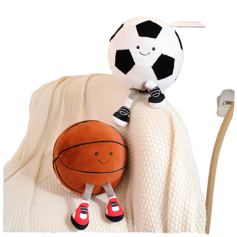 Volleyball Plüschkissen 25cm - Weiches Fußball Spielzeug Für Kinder