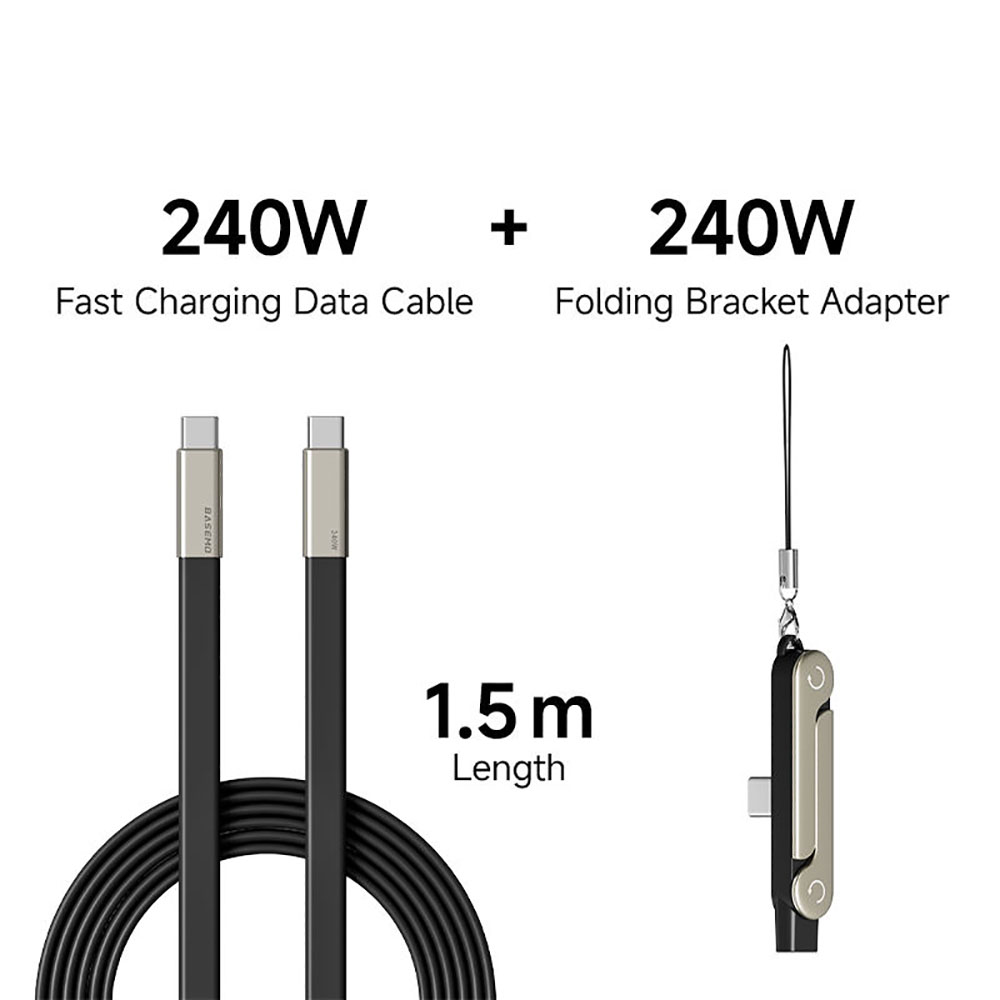 Black Stand+1.5m Cable opp bag