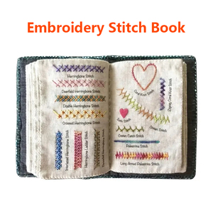 Kit de broderie DIY en gros : Livre, tissu en lin, ensemble d'entraînement au point avec cerceau, fil et aiguille – Fournitures d'artisanat - Product Image 1