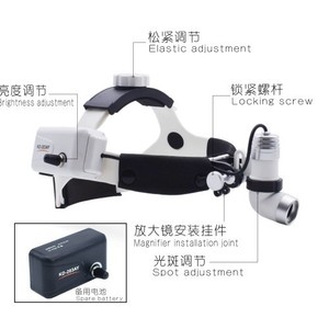 Integrated Oral Surgery Headlamp 3W <b>LED</b> Adjustable Brightness <b>Rechargeable</b> Battery KD-203AY-4 - Product Image 2