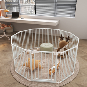 Puerta de Seguridad Retráctil para Bebés, Acabado Metálico Blanco, 30 Pulgadas de Alto, Multifuncional, Se Adapta a Aberturas de 29 a 42 Pulgadas de Ancho - Product Image 1