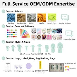 Vestido de Maternidad OEKO, Vestido de Lactancia de una Pieza, Falda de Viscosa de Bambú, Ropa Casual de Verano para Embarazadas, Bata de Parto, Pijamas a Juego para la Familia - Product Image 3