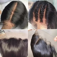 Perruques de Cheveux Humains Vierges en Gros Ondulées Ombrées Perruque de Cheveux Naturels pour Femmes Noires Perruque Lace Front Pas Chère