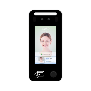 5-Inch zaman katılım biyometrik makine parmak izi yüz tanıma gece görüş Wi-Fi erişim kontrol sistemi OEM/ODM sıfırlama - Product Image 1