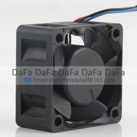Ventilateur de refroidissement AVC 5V 24V 48V DC 12V 0.20A AC EC 4020 40X40X20MM 4CM à double roulement à billes pour serveur 1U, mesure de vitesse de l'alimentation du CPU DS04020B12H