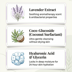 Natural Organic Herbal Lavender Oil Fragrance Liquid Refreshing Moisturizing Shower Gel &amp; <strong>Body</strong> <strong>Wash</strong> for Women All Skin Types - Product Image 3
