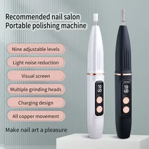 Lima de Uñas Eléctrica Recargable, Lima de Uñas Profesional Portátil para Acrílico, Gel y Pulido, Diseño Inalámbrico - Product Image 4