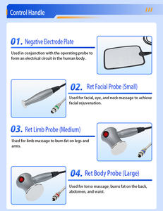 Macchina per Terapia 448k, Massaggiatore Muscolare per Alleviare il Dolore, Massaggiatore Corporeo a Ultrasuoni, Macchine <span class=keywords><strong>RF</strong></span> Monopolari per Uso Domestico - Product Image 3