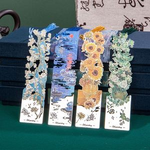 Multiple Design Metal Oil Painting <b>Bookmark</b> Book Page Holder Gift Customized logo - Product Image 1