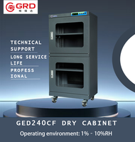 Déshumidificateur industriel GRD 240CF pour la stockage de microscopes et de caméras de plaquettes semi-conductrices, conception modulaire, garantie de 3 ans, écran LCD