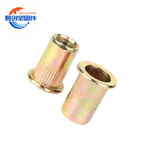 <span class=keywords><strong>Insert</strong></span> de rivet aveugle en <span class=keywords><strong>aluminium</strong></span> avec tête plate en acier zingué à filetage métrique M3 M4 M5 M6 M8 M10 Écrou Rivnut - Product Image 1
