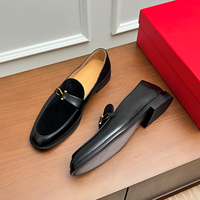 Chaussures de ville de luxe pour hommes, style double boucle, à enfiler, Oxford formelles, respirantes, antidérapantes, pour affaires et mariages