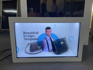Hologram Etkili 3D Şeffaf LCD Reklam Kabini, Havaalanı ve Sergi Salonu Kullanımı için 86 İnç Dokunmatik Ekran - Product Image 5