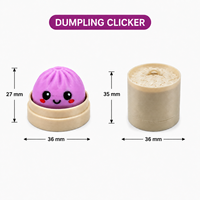 Mechanical 3D Printed Dumpling Fidget Clicker Keyboard Switch Toy for Adults Stress Relief Sensory Desk Toy Manufacturer