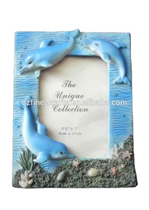 Tùy Chỉnh Nhựa Nghệ Thuật Và Thủ Công Mỹ Nghệ 3D Cá Heo Hình Khung Ảnh Cho Trang Trí Nội Thất - Product Image 5