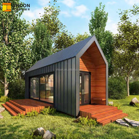 Maison modulaire intelligente à haut rendement énergétique, squelette en acier galvanisé, mur décoratif personnalisé, villa préfabriquée en acier léger rapide