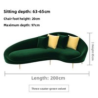 Büro-Empfangsraum Gäste-Lounge Doppelkabine Luxuriöser Multifunktionaler Flanell-Bezug Holzrahmen Couchtisch Nordisches Design