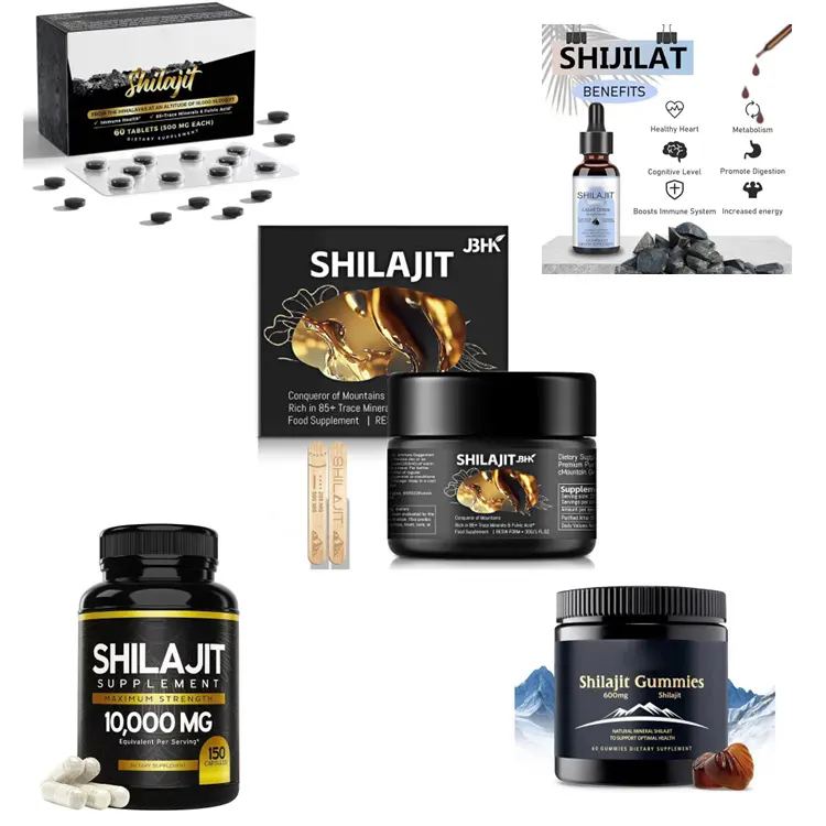 Plant Extract Raw Quality Shilajit Pasty Resin