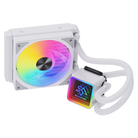 Radiateur de refroidissement liquide SNOWMAN KS120mm ARGB Infinity Mirror pour processeur, pour boîtier d'ordinateur de jeu avec dissipateur thermique en plastique, prix EXW