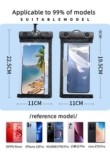 Funda impermeable para teléfono móvil, protección completa IPX8, a prueba <span class=keywords><strong>de</strong></span> agua, con brújula - Product Image 6