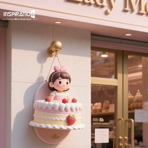 Art d'entrée en FRP pour enseigne de restaurant japonais personnalisée en fibre de verre, signalétique de magasin en fibre de verre, enseigne de magasin de dessins animés en fibre de verre pour l'exportation - Product Image 1