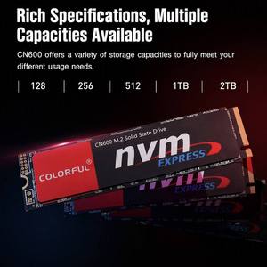 Kleurrijke CN600 NVMe M.2 SSD 128GB 256GB 512GB 1TB 2TB PCIe 3.0 X4 Interne Solid State Drive 1500MB/s voor Laptop Desktop PC - Product Image 2