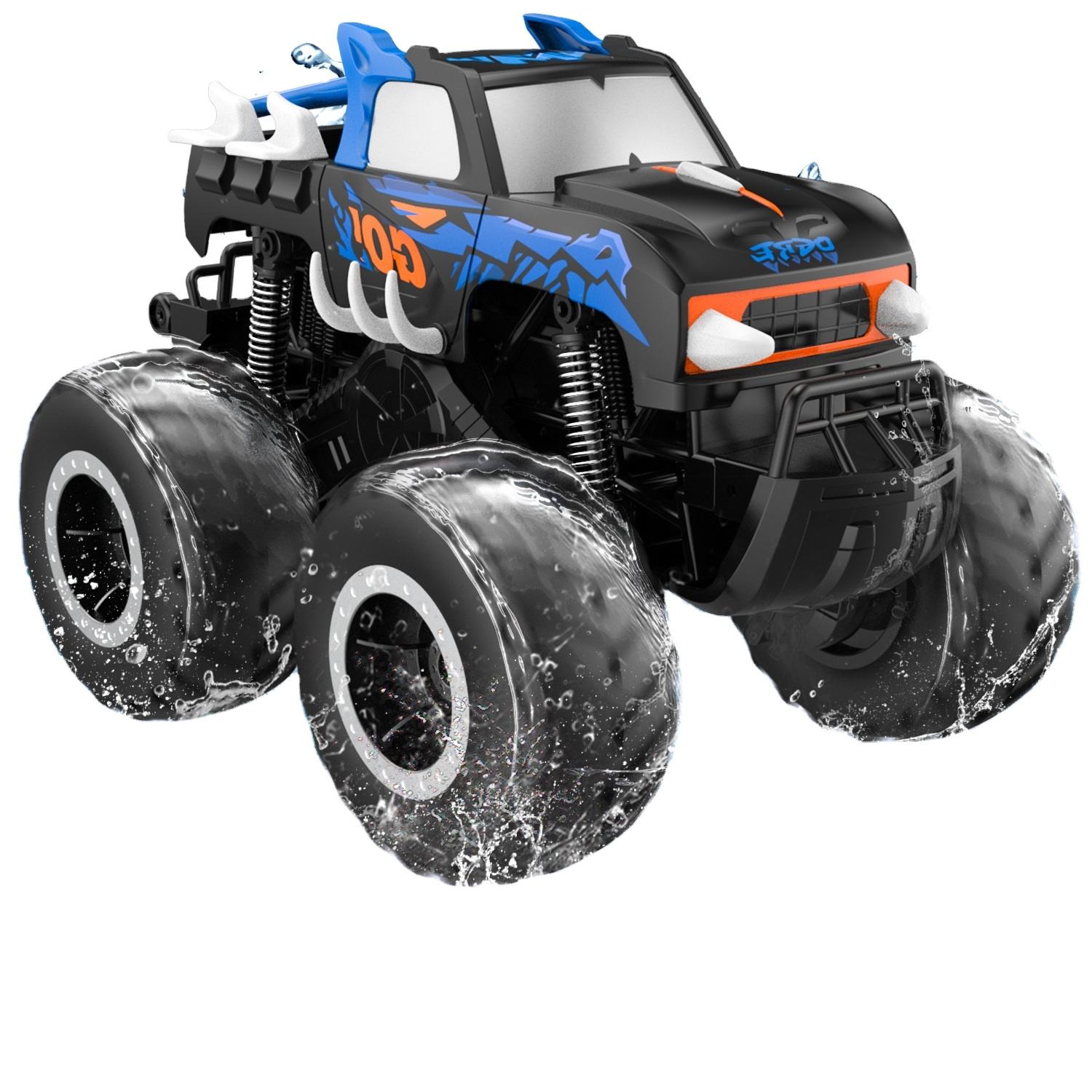 Amphibious RC Monster Truck All Terrain Remote Control Toy