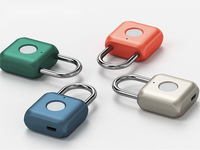 Mini cadenas intelligent à empreintes digitales IP65 pour casier scolaire, bagages de voyage, valise RARLUX, écologique, électronique, pile bouton 304