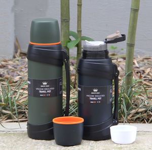 Bouteille isotherme de voyage en acier inoxydable à double paroi, grande capacité, qualité alimentaire, très vendue - Product Image 4