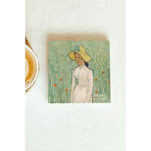 Posavasos de 92 mm con diseño de una sola piedra de la serie Vincent Van Gogh - Product Image 1