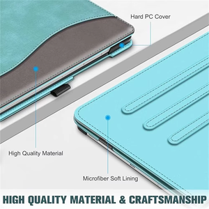 AilesTecca Etui universel en cuir Pu antichoc Smart Cover pour <span class=keywords><strong>Samsung</strong></span> <span class=keywords><strong>Tab</strong></span> S10 Ultra S9 Ultra S8 Ultra Pencil Holder - Product Image 6