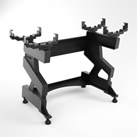 Support de rangement multi-niveaux SNODE pour haltères en acier, organisateur compact pour la maison, la salle de sport commerciale et l'équipement d'entraînement de force