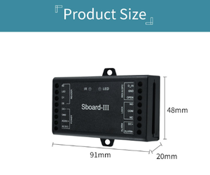 シングルドア RFID アクセス コントローラー ミニ ウィーガンド 26~44、56、58 ビット出力アクセス コントローラー システムを備えたあらゆるリーダーと接続可能 - Product Image 5