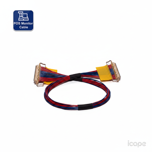Kabel Laptop Layar Ganda USB Type-C DisplayPort Tembaga Berlapis Isolasi FEP Panjang Dapat Disesuaikan LVDS Power 1.0m (0.5m-2m) - Product Image 2