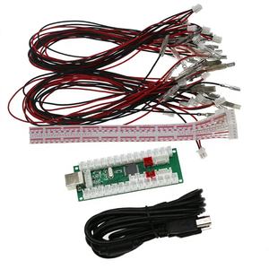 Kit de Controlador Inalámbrico USB de Retardo Cero para PC/<span class=keywords><strong>PS4</strong></span>/iOS/Android, Palanca Arcade en Inglés para Plástico - Product Image 3