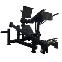 Machine de musculation multifonctionnelle professionnelle à charge libre pour la gym, double 45, pour extensions de hanches et développement des fessiers
