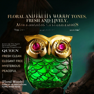 Eau de Parfum con Aroma Amaderado de Larga Duración para Mujer, Set de Viaje con Spray Corporal y Mini Fragancias para Regalo con Diseño de Búho para Marca Privada - Product Image 1