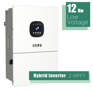 <span class=keywords><strong>Inversor</strong></span> Híbrido <span class=keywords><strong>SAJ</strong></span> de 12kW con 2 Rastreadores MPPT, Sobredimensionamiento de PV del 200%, Control Inteligente de Carga, Pantalla Táctil LCD IP66 - Product Image 1