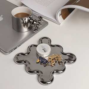 Bộ Ly Tách Cà Phê Phong Cách Lãnh Đạm Trung Đông Memphis Cổ Điển Cao - Product Image 2