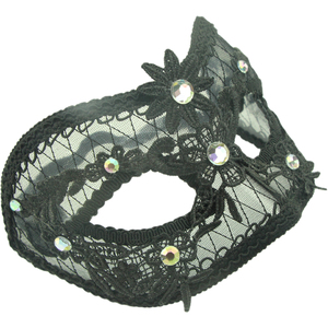 Máscara de Fantasia Veneziana para Mulheres e Meninas, Sexy, de Renda, Olho de Gato Preto, Máscara de Rosto Inteiro em Poliéster para Festas de Natal e Halloween - Product Image 2