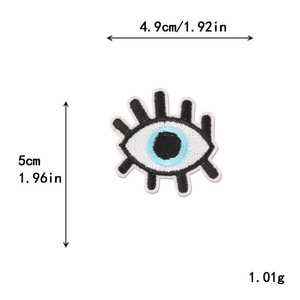 Yiwu Wintop: Toppe Ricamate Termoadesive a Taglio Laser con Occhi di Bambola, Ciglia e Occhio di Allah per Abbigliamento - Vendita Calda - Product Image 6