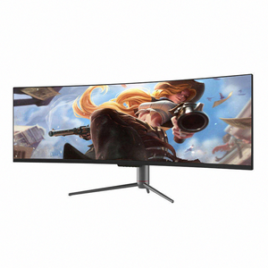 New 5K 49 inch siêu rộng màn hình LCD màn hình 144Hz đường cong chơi game màn hình máy tính với IPS Bảng điều chỉnh và loa tính năng - Product Image 4