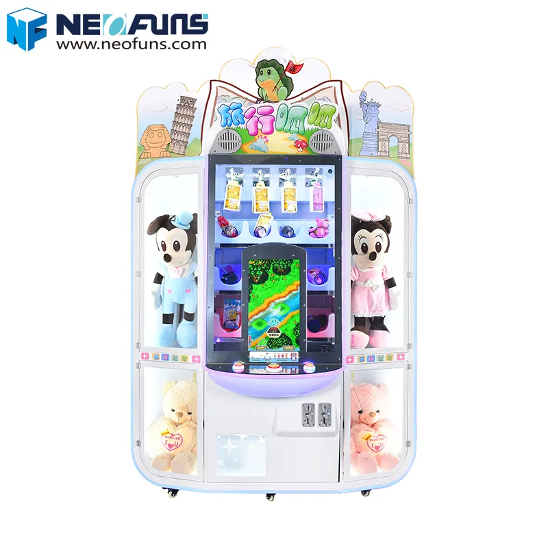 Neofuns Seyahat Kurbağa oyun salonu oyun makinesi Mutlu Kurbağa Itfa Peluş Ödül otomat