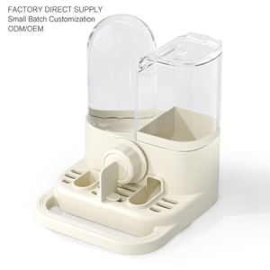 2 in 1 Tempat Makan & Minum Burung Otomatis dari Plastik yang Dapat Disesuaikan dengan Tombol Pengunci untuk Kandang Burung Beo, Parkit, dan Cockatiel - Product Image 1