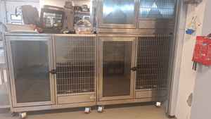 <span class=keywords><strong>Cage</strong></span> pour animaux de compagnie de taille personnalisable, facile à nettoyer, grand chenil extérieur/intérieur de haute qualité - Product Image 3