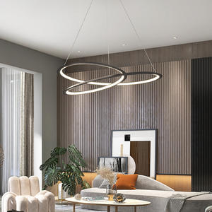 Lámpara de Araña Moderna, Simple y Elegante de Diseño Italiano para Sala de Estar y Comedor, Lámparas Colgantes Minimalistas Nórdicas para Iluminación de Oficina - Product Image 3