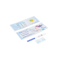 Kit de test rapide de grossesse HCG pour bébé, prix usine, test précis, cassette et bandelette urinaire en plastique, certifié CE
